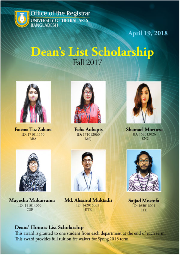 Dean's-List-Scholarship-Fall-2017